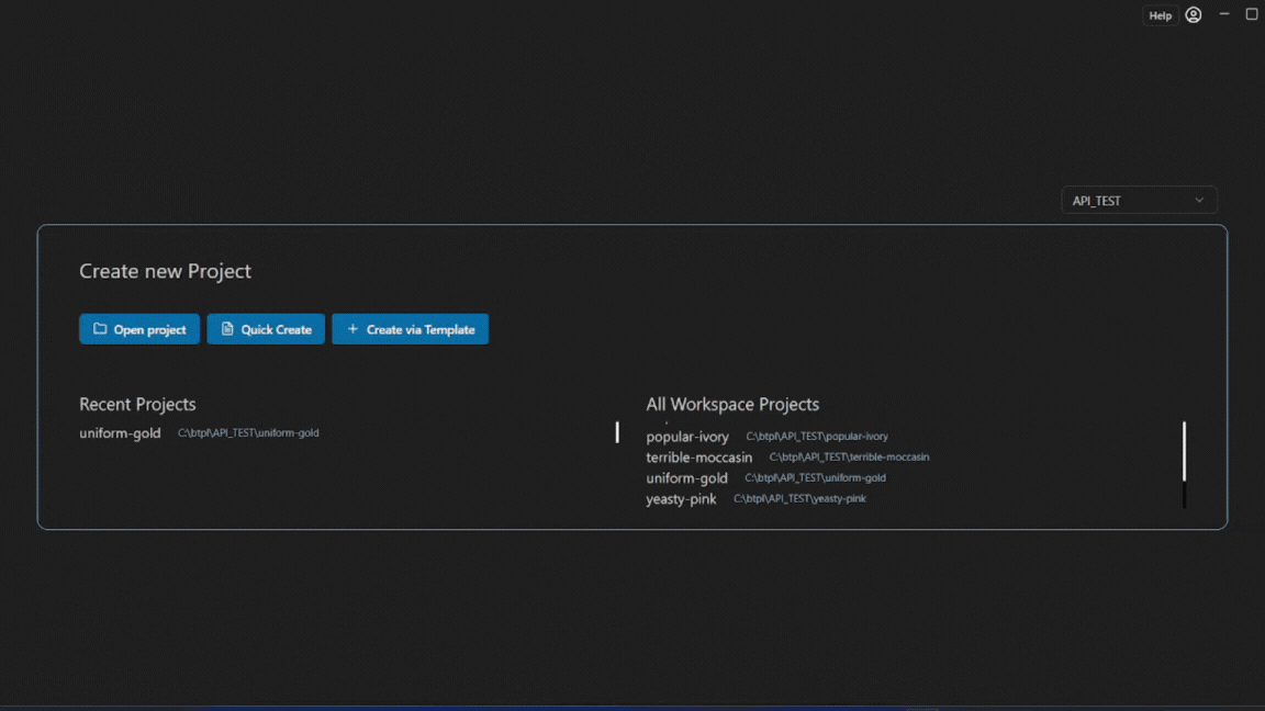 Open Project