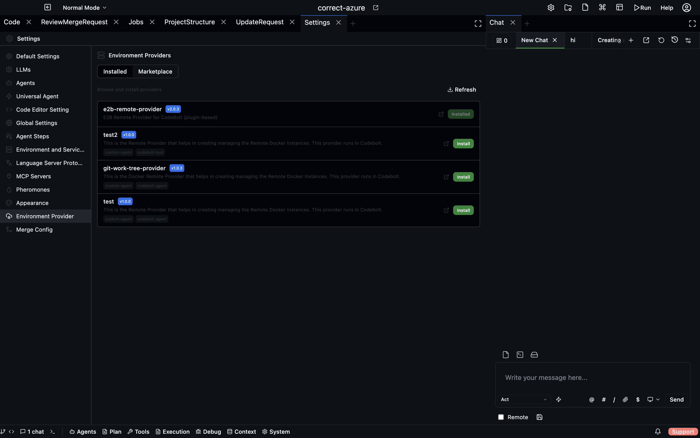 Environment Providers